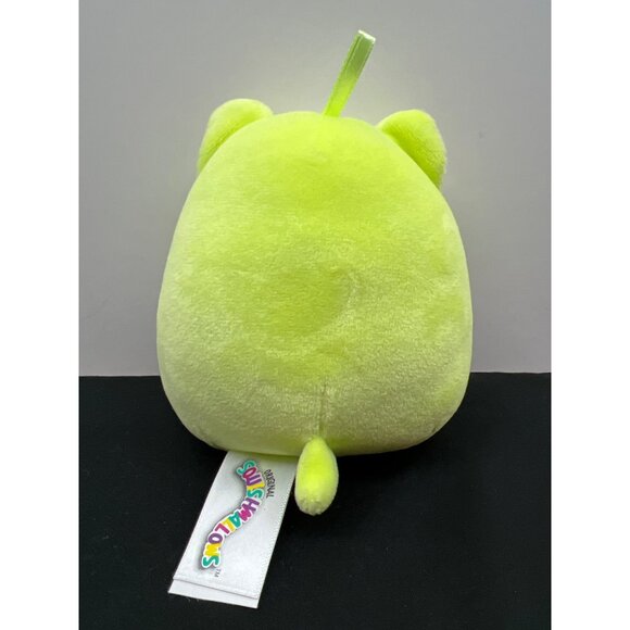 Squishmallow Reginald Neon Green Corgi Dog Hanging Mini Plush Ornament 4.5” - Picture 2 of 6